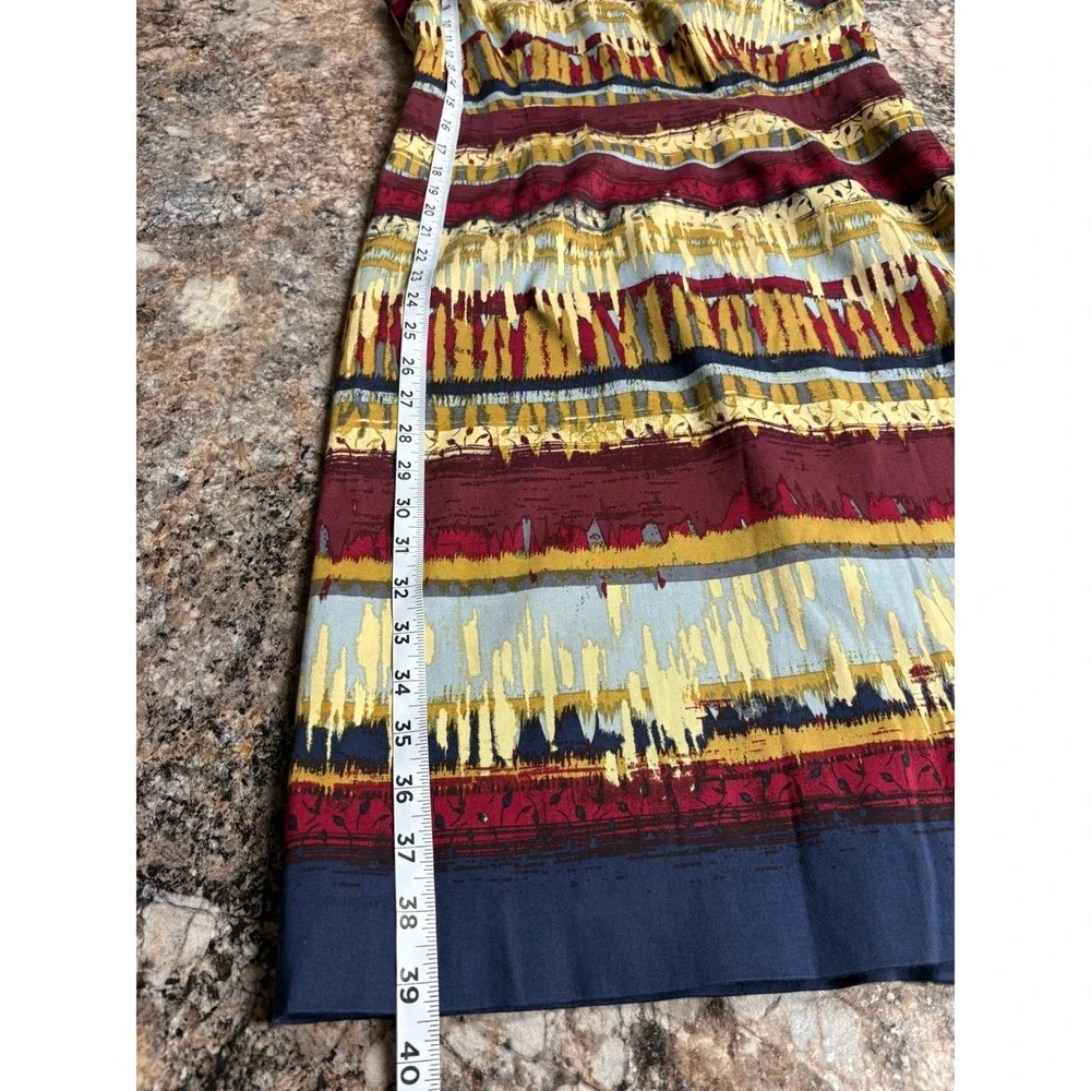 Pendleton Womens Multi Color Aztec Abstract Stripe Cotton Sheath Dress‎ Size 6